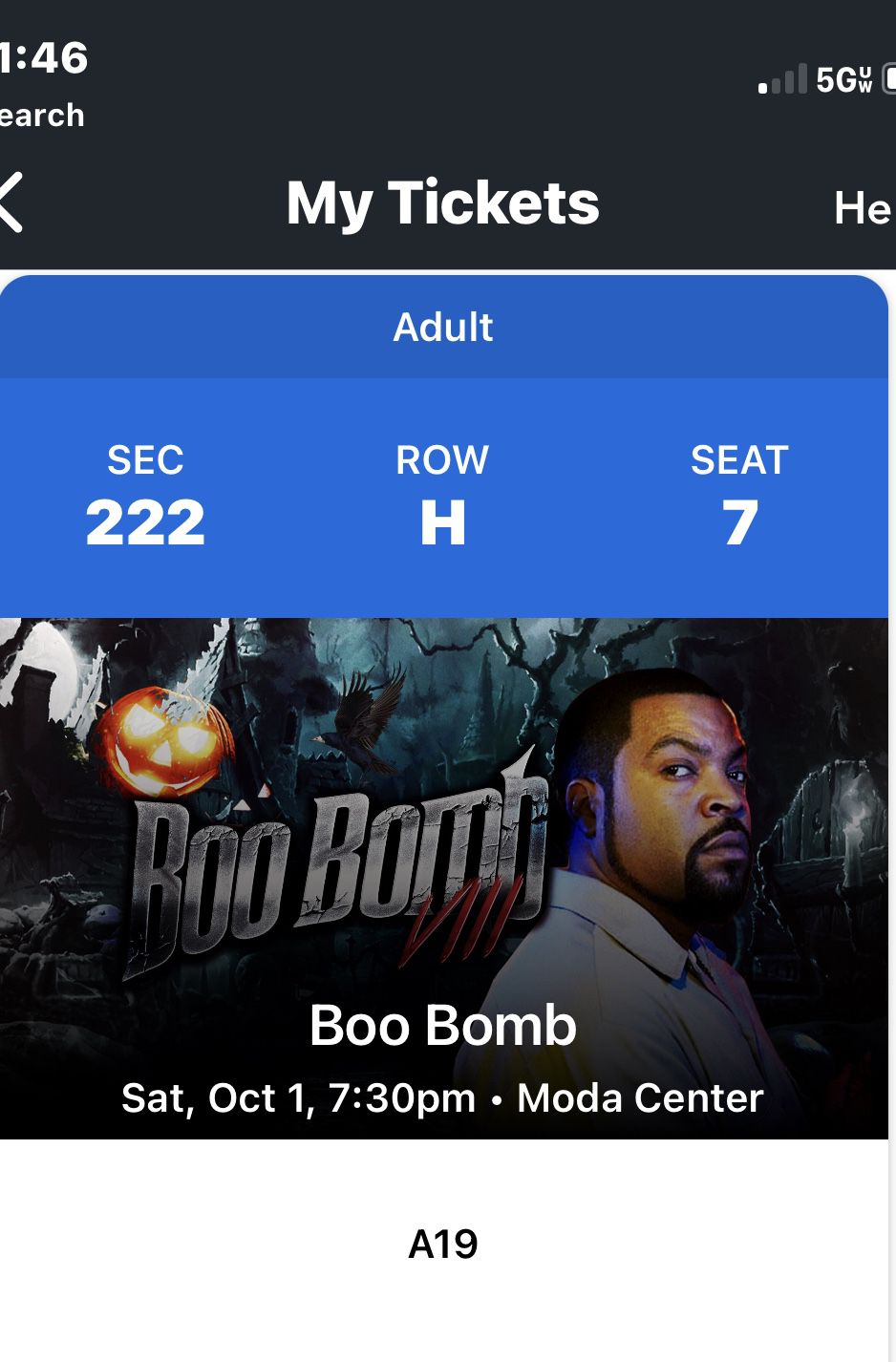 Boo Bomb tickets 