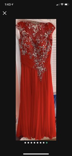 Prom Dress From Mc Duggal. Only $150 Original Price Was $620 . My Daughter Just Wore It Once. New In Perfect Conditions . Red, Size 12  Thumbnail
