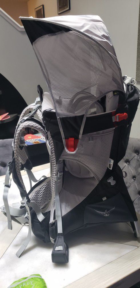 Osprey Poco AG PLUS Child Crrier + Rain Cover And Travel Bag