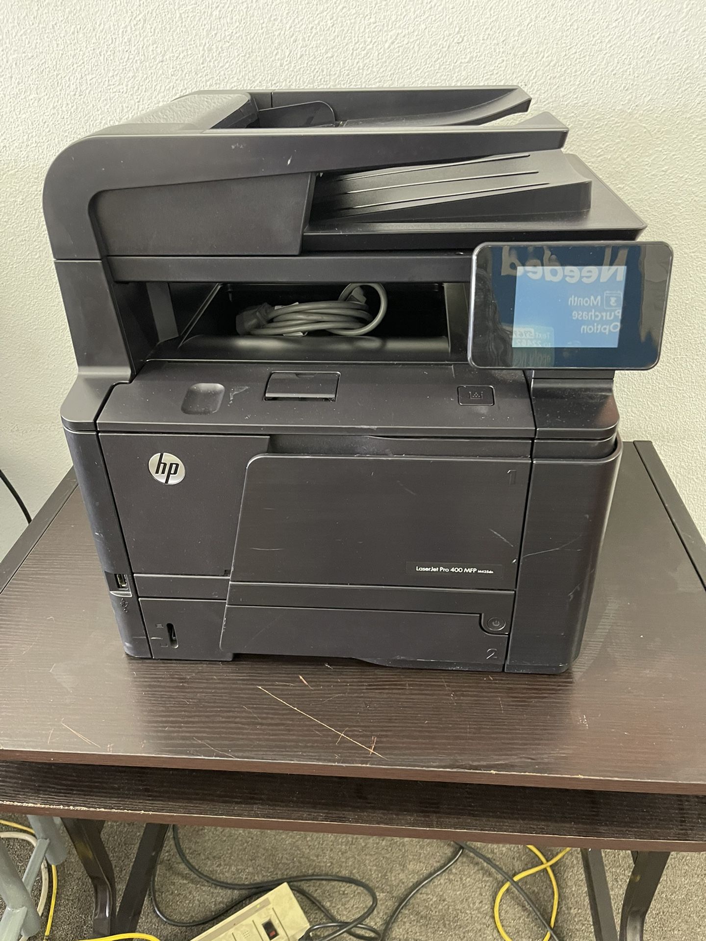 Hp Laser Jet Pro Mfp M400 M425 Dn Multifunction Printer Scan Fax