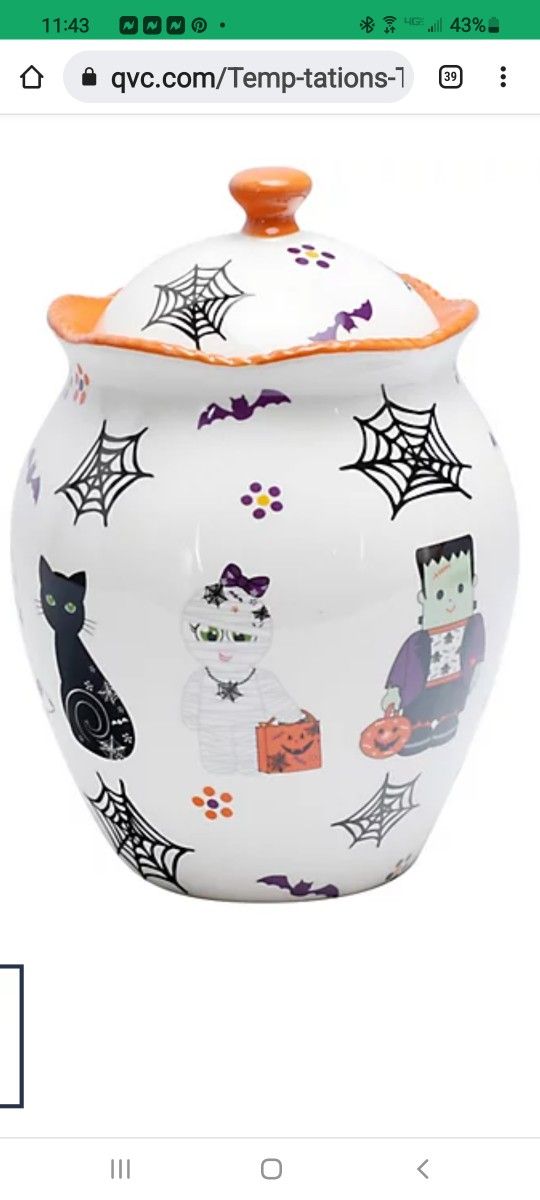 Boo-fetti Cookie Jar