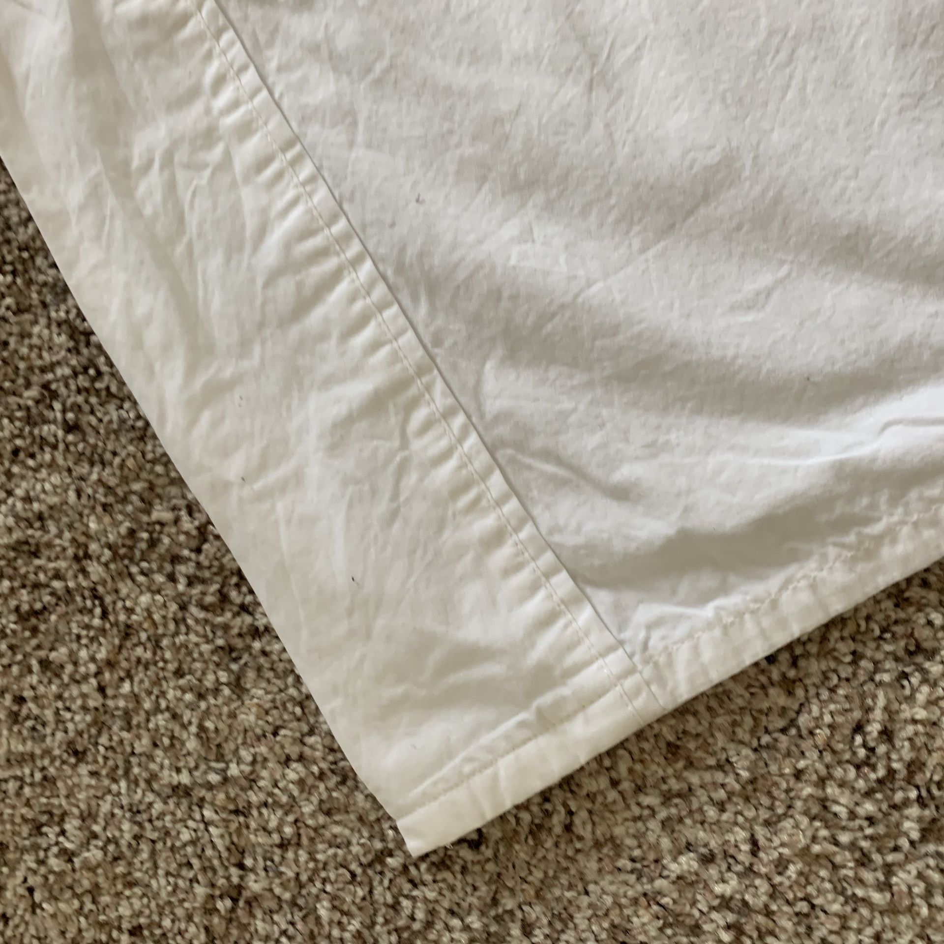White flat shed