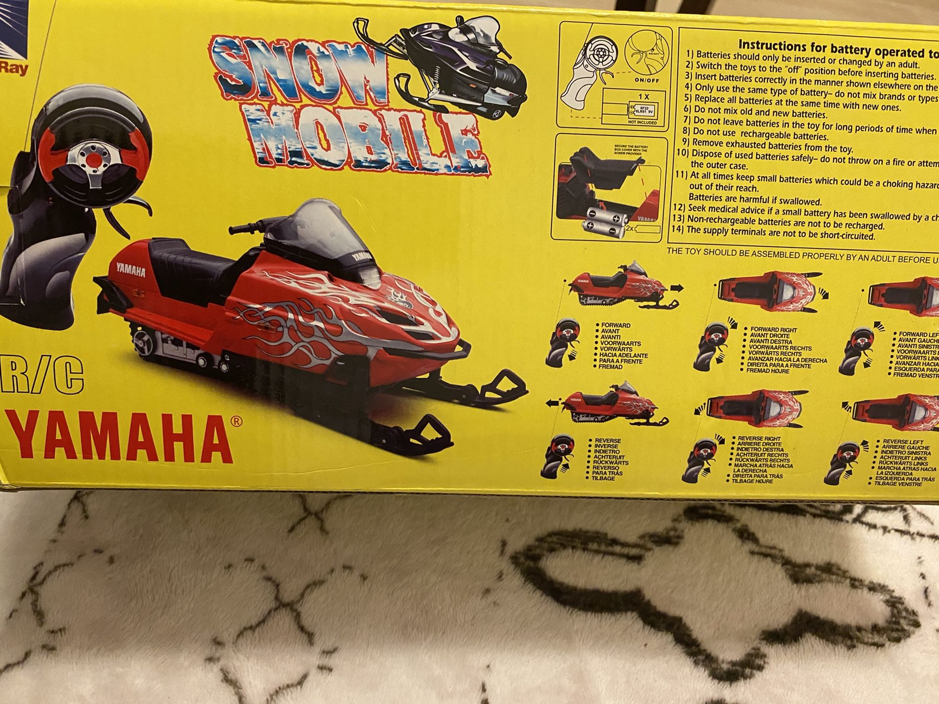 Remote Control Snowmobile Yamaha
