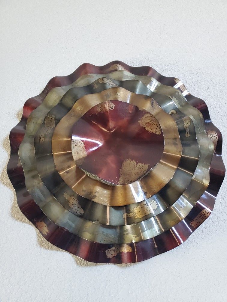 Metal Wall Decor. 3 Piece