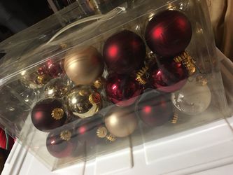 Fun Red and Gold Silver Ornaments Thumbnail