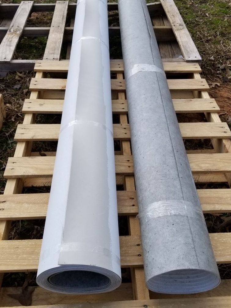 2 Luxury Vinyl Sheet Flooring Rolls