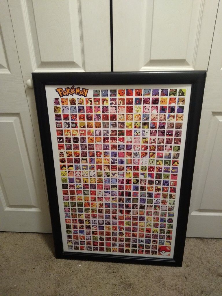 Pokemon Framed Picture