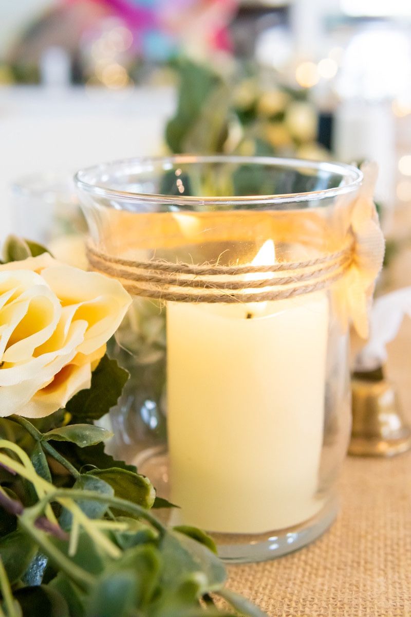 Medium Votives With Flameless Candles