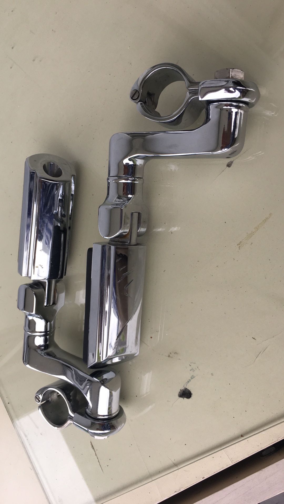 Triumph Factory Highway pegs and mounting hardware kit