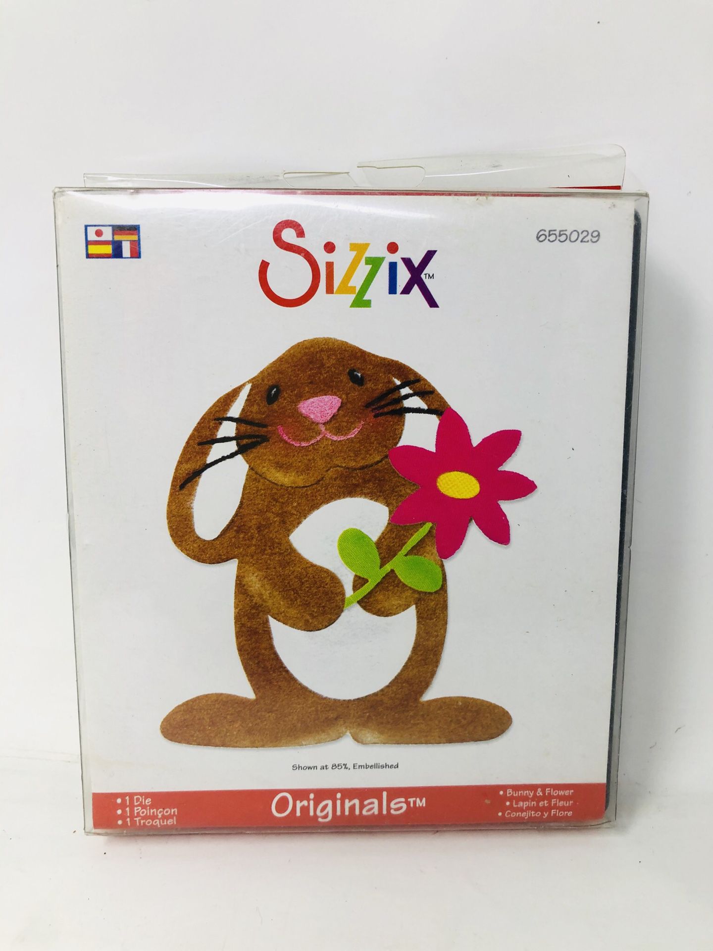 Sizzix bunny and flower