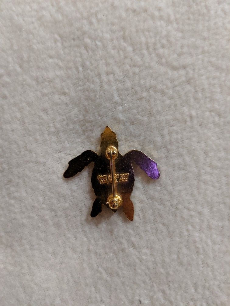 Vintage W.M. Spear 1987 Turtle Pin