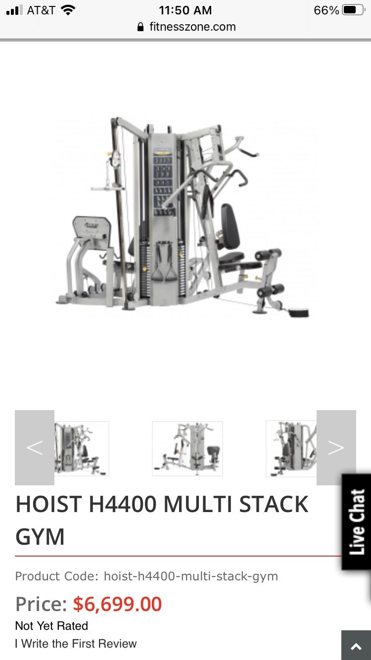 Hoist Commercial Grade Gym With Weights