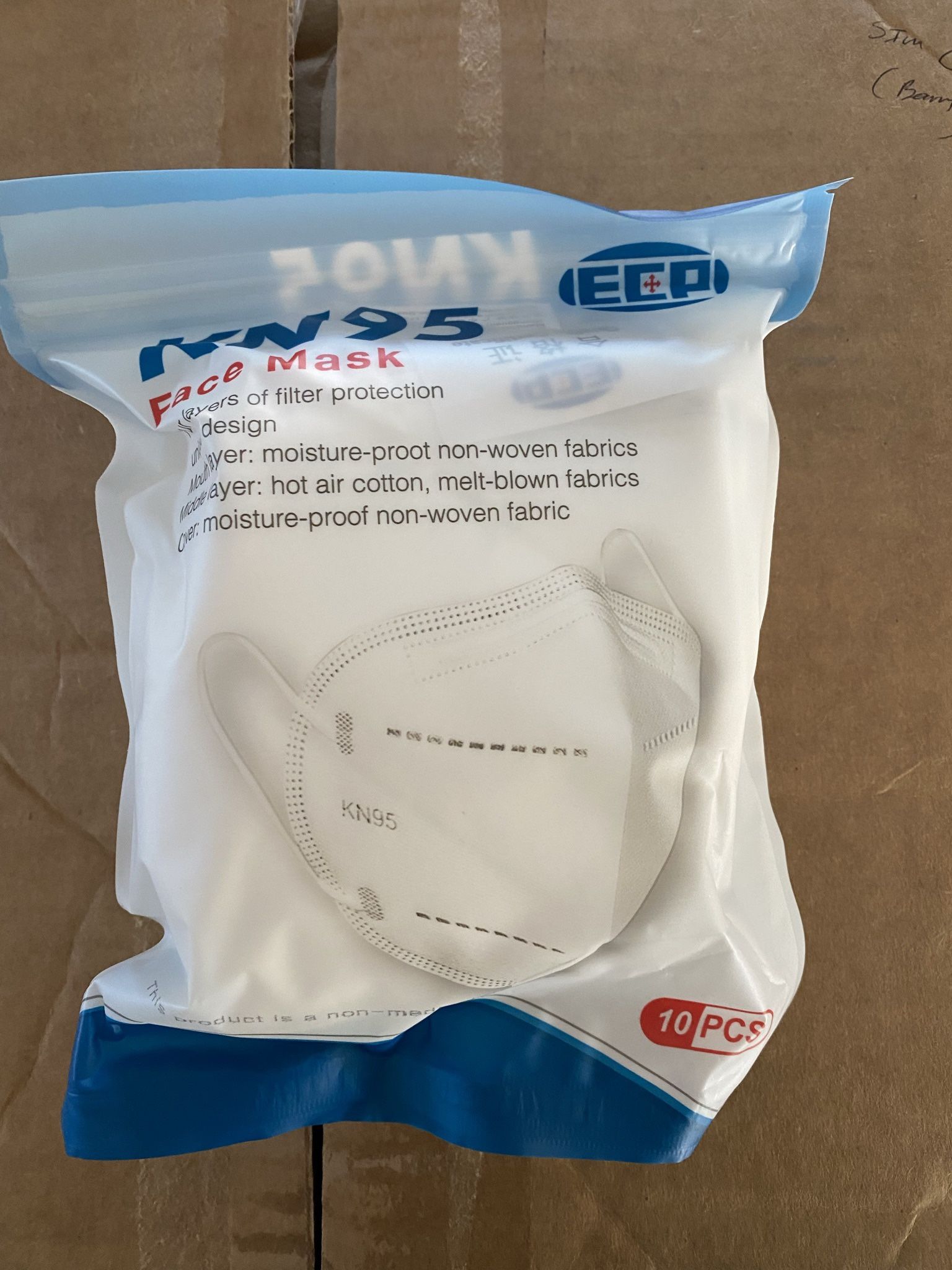 KN95 Disposable Face Mask 10 Mask Per Pack
