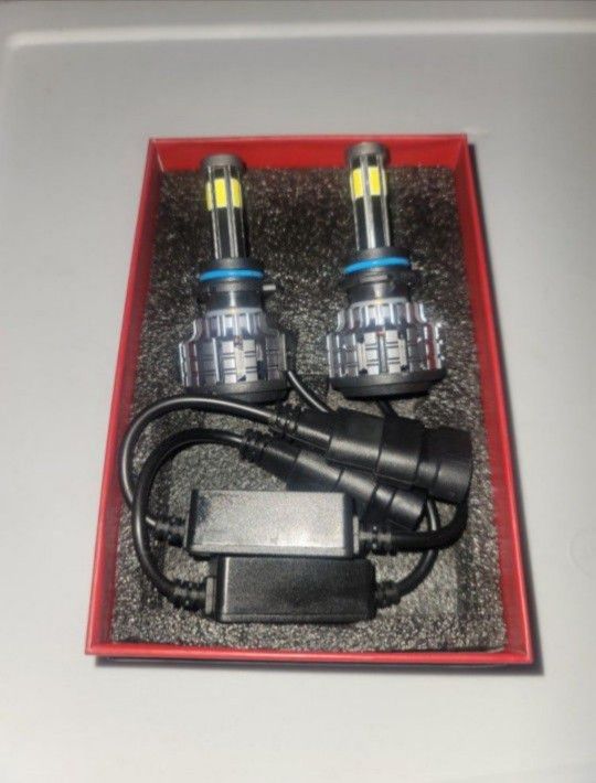 6 Side Super Bright LED Bulbs For All Type Of Vehicles. 6000k 12,000 Lumens. Each Bulb Has A Built In Fan.