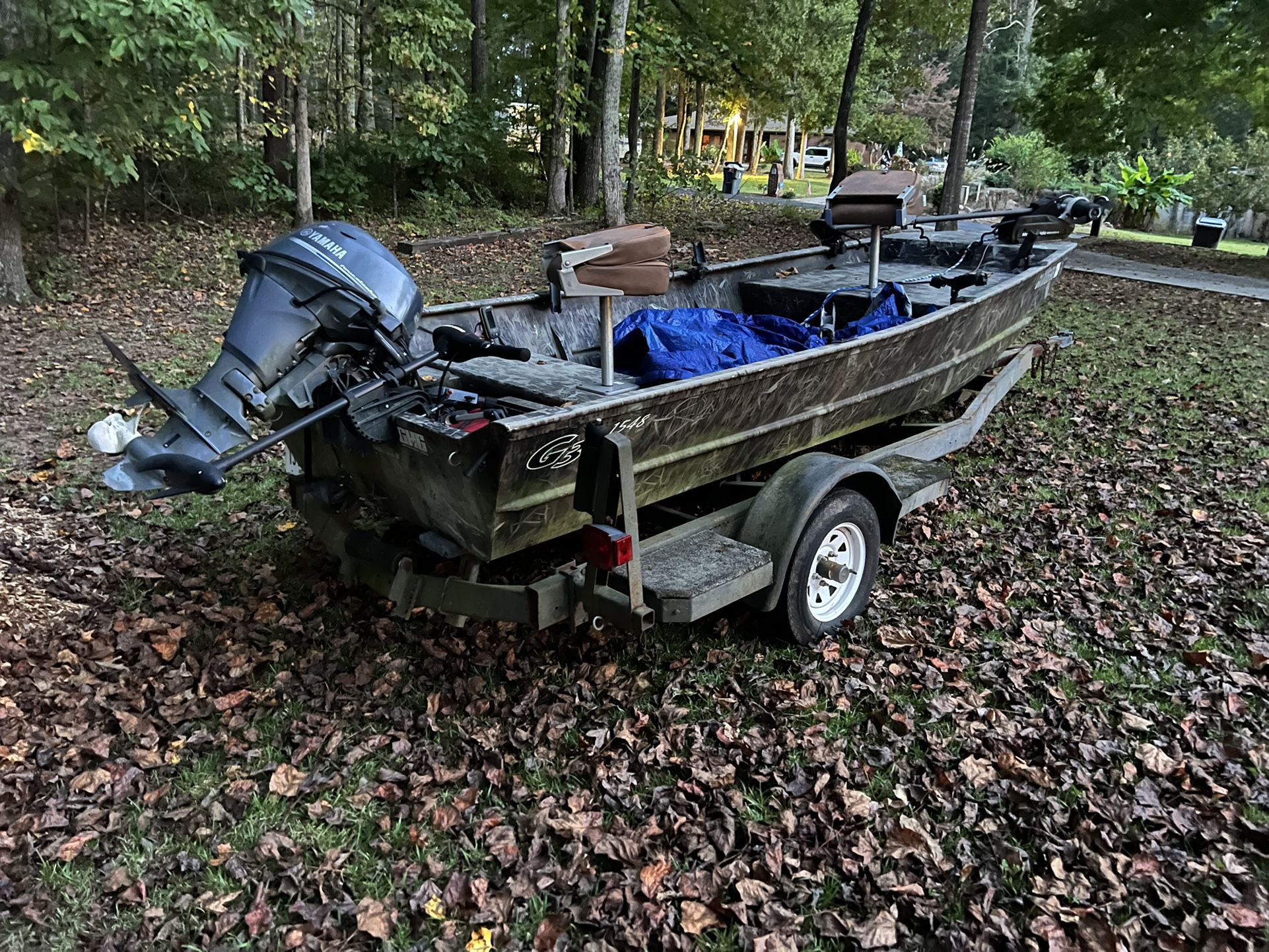 2011 G3 1548 Boat And Trailer