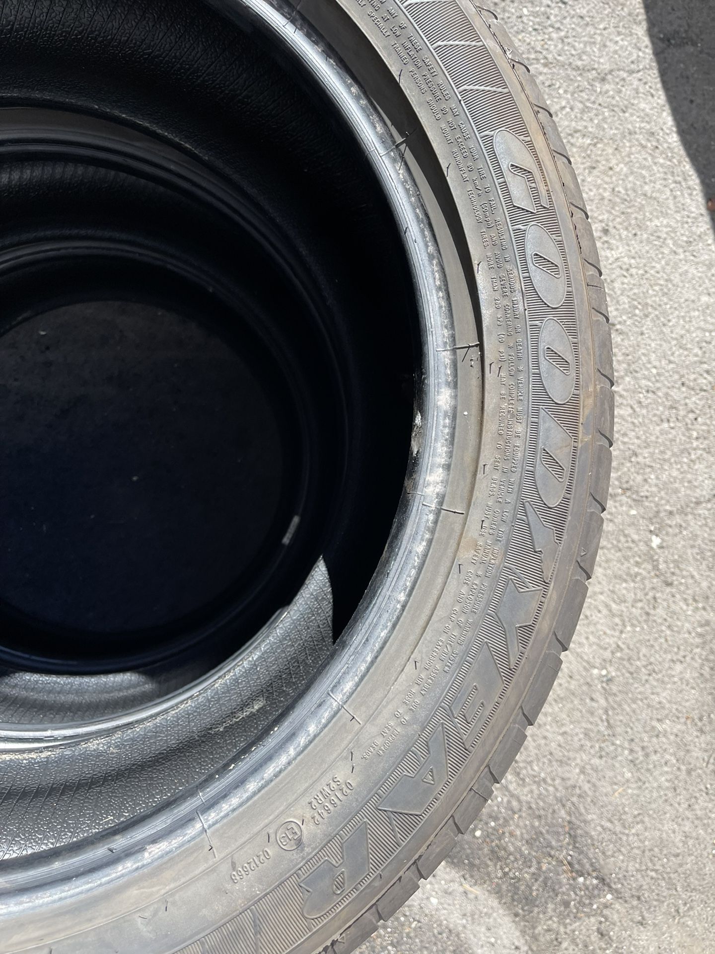 4 Used 215/45/18 Hankook And Goodyear Tires