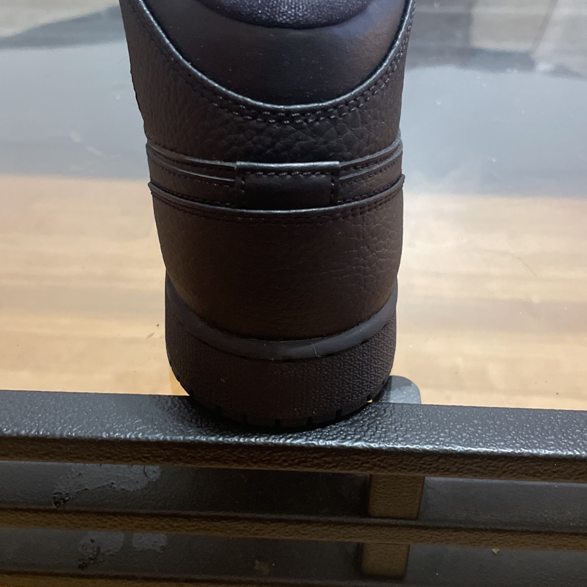 7y Black Air Jordan 1 Mid (GS)
