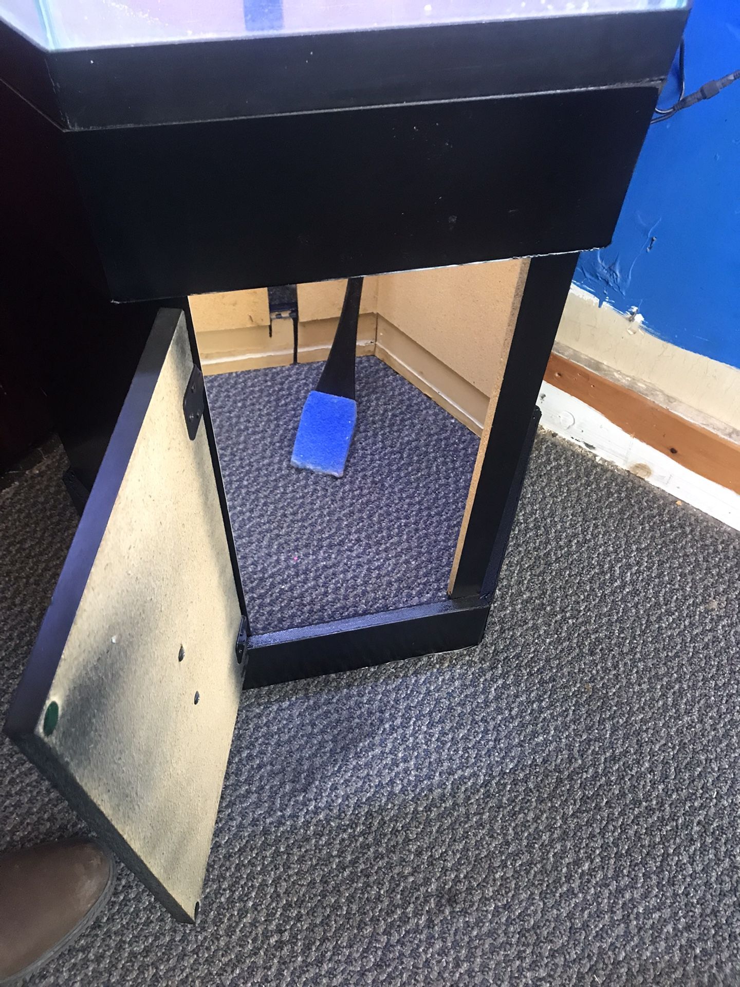 35 gallon Hexagon Aquarium Fish Tank Complete $300