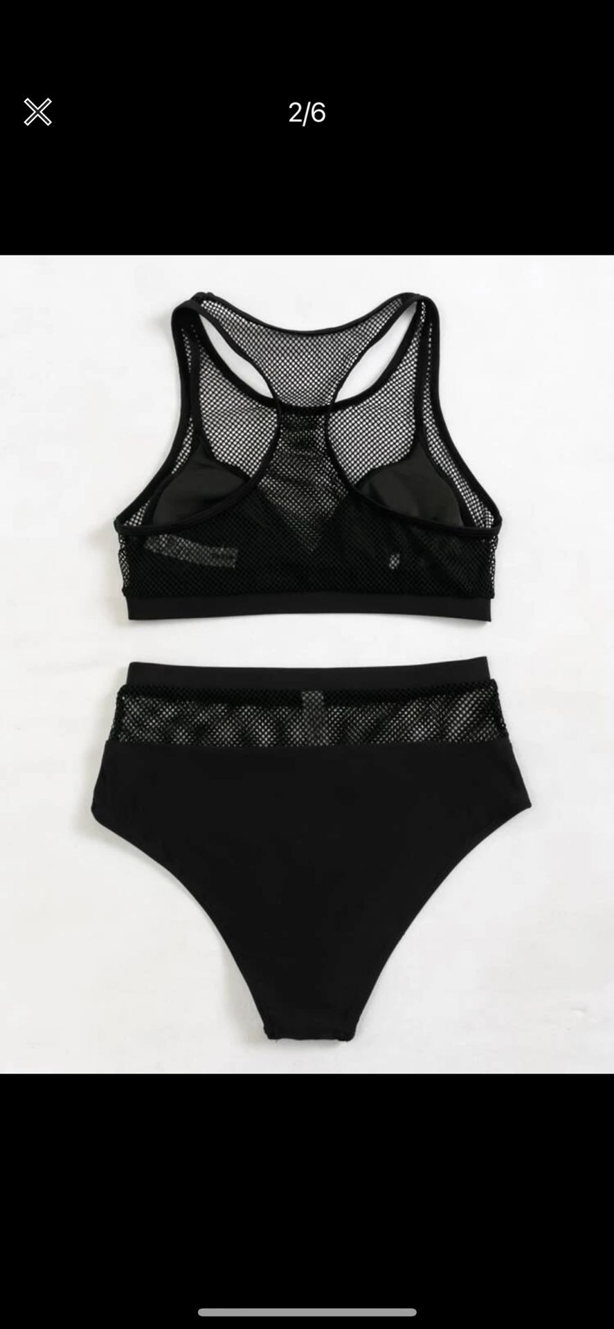 Fishnet Bikini Swimsuit - NEW