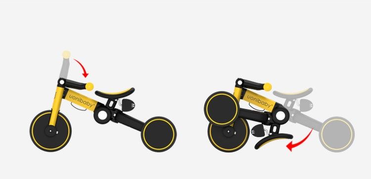 4 in 1 Children bicycle tricycle flodable scooter , kids walker