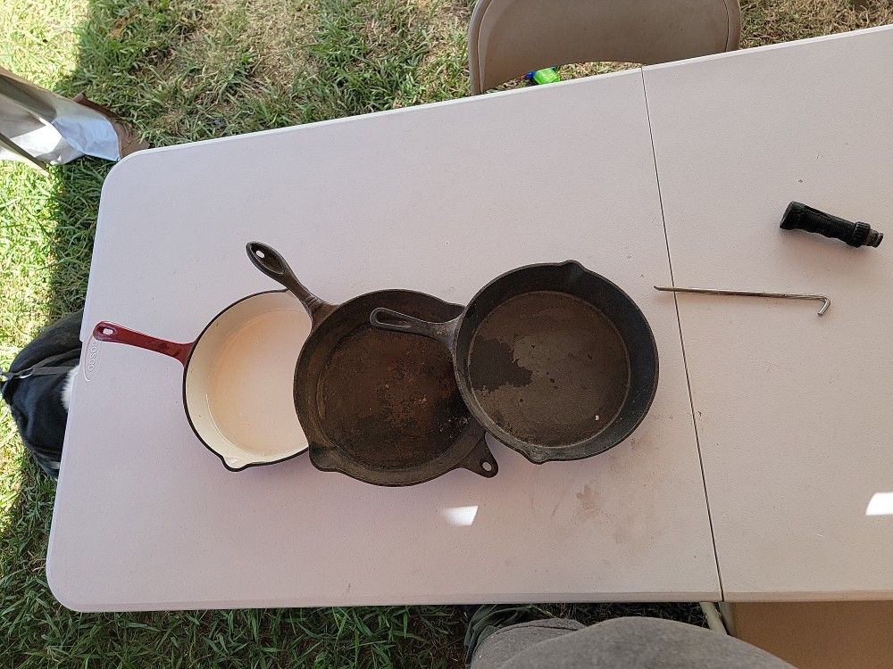 Cast Iron Skillet Fry pan Set