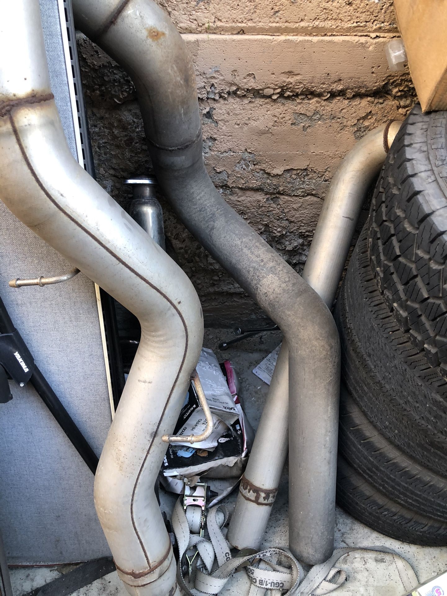 Cat Delete Exhaust Pipes Kit For 2015+ Ford F-250 / F-350
