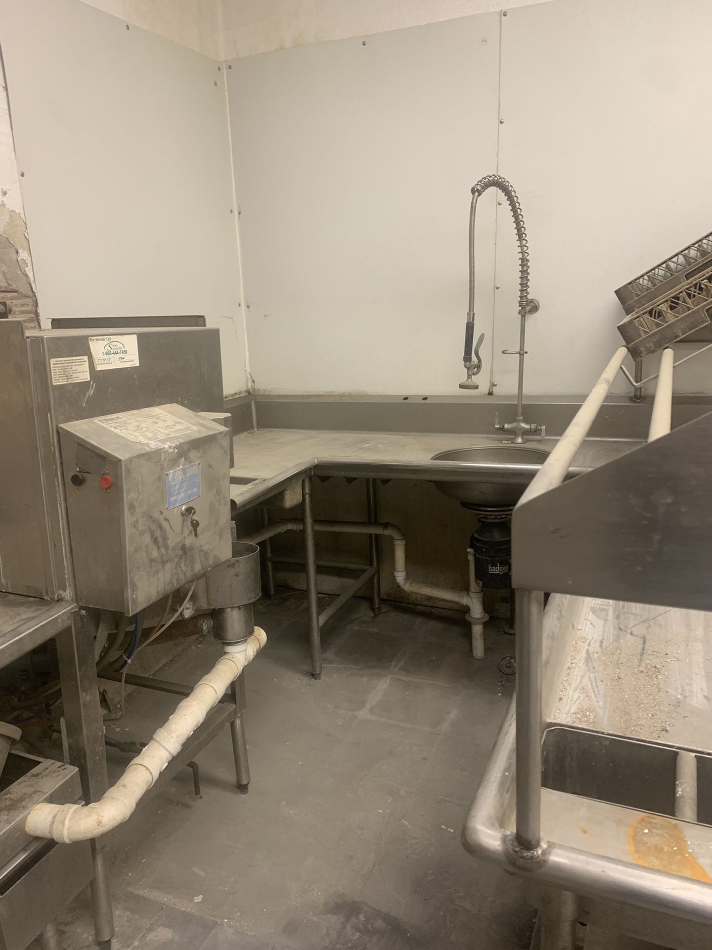 Commercial Dishwasher Table And Drying Rack