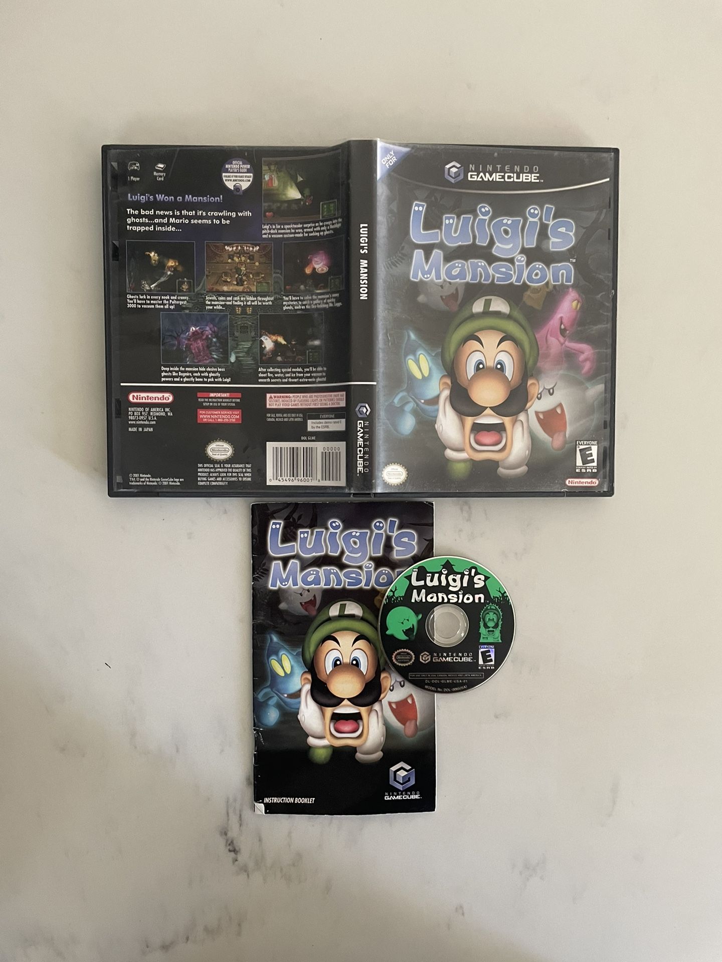Super Smash Bro & Luigis Mansion Nintendo Gamecube BUNDLE