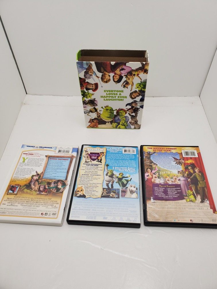 The Shrek Trilogy DVD's