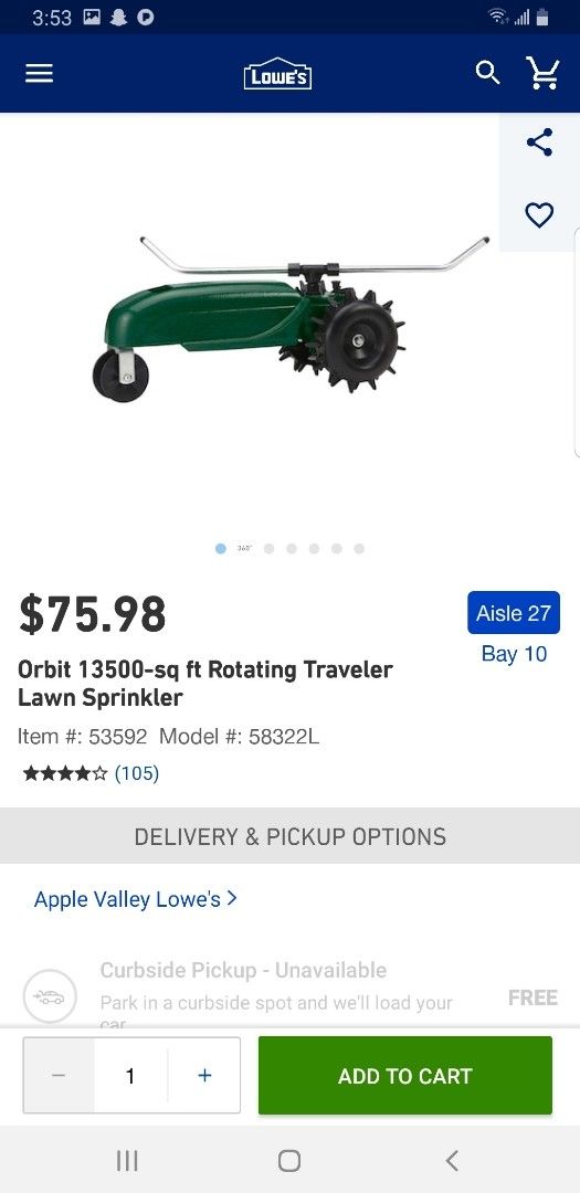 Lawn Sprinkler