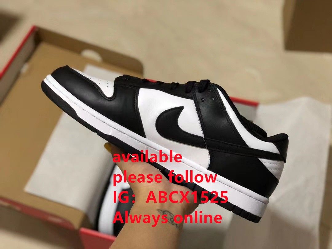 Nike sb dunk black white size4-13