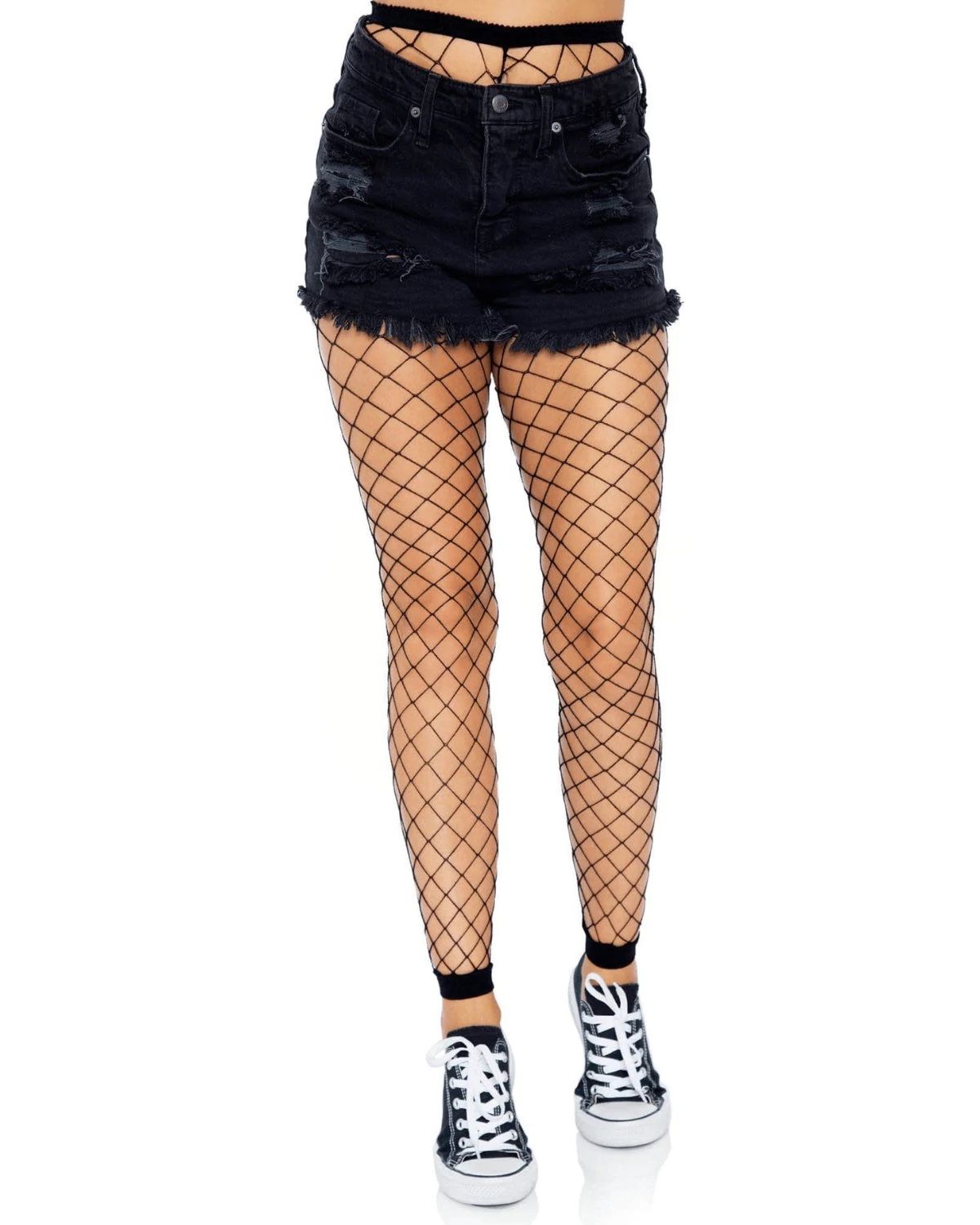  Footless Fishnet Tights