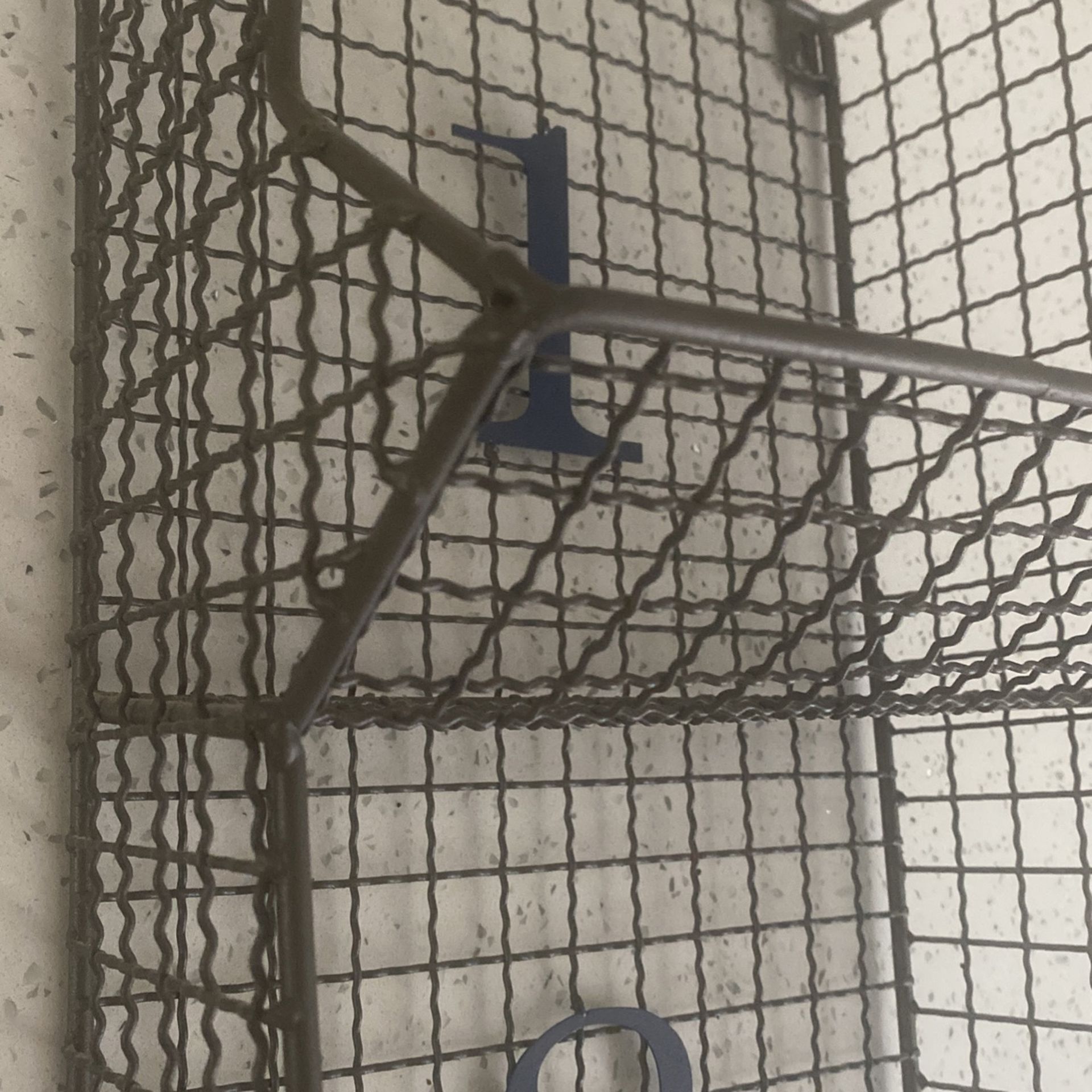 basket rustic shelves Metal Wire 3 Tier Wall Mounted 