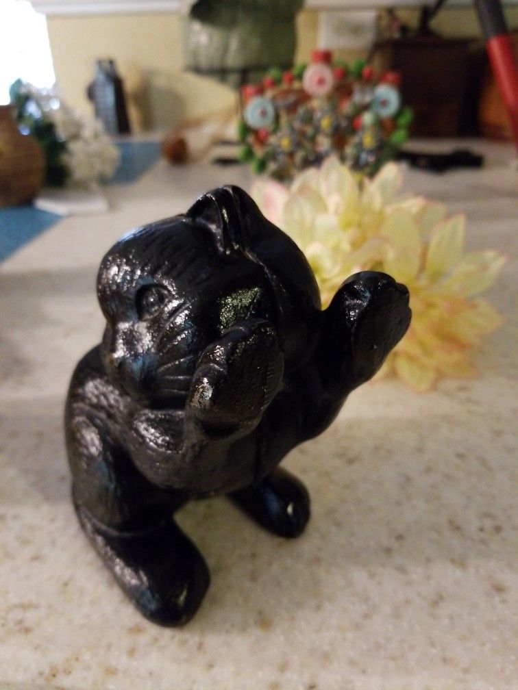 Cast Iron Cat Doorstop