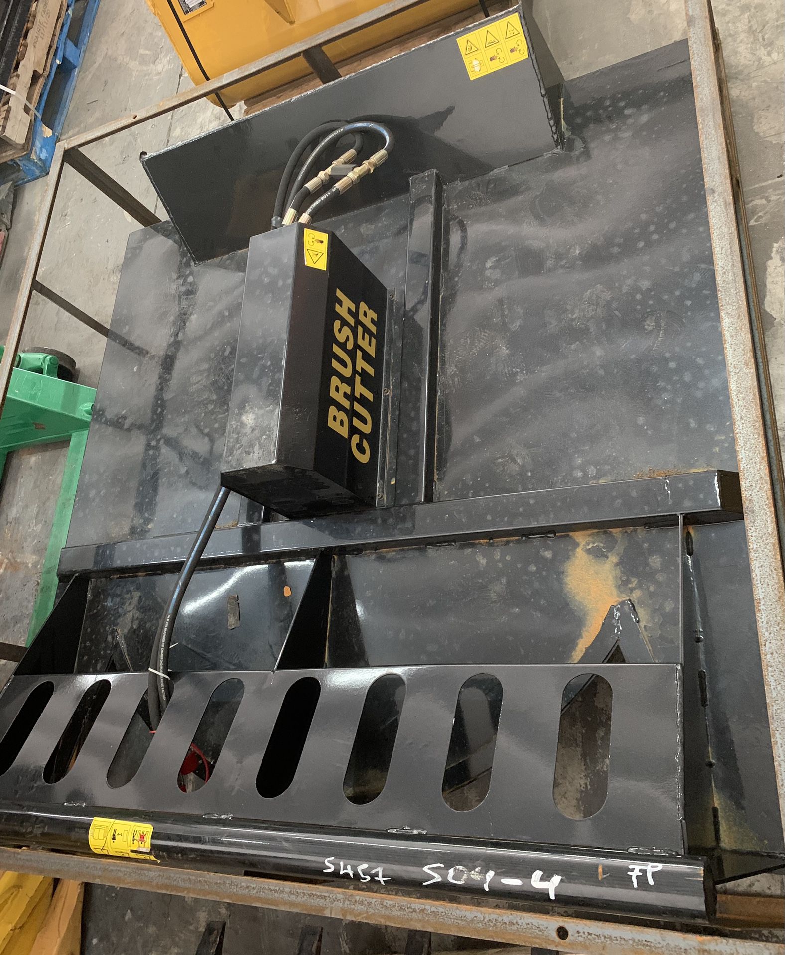 Brush Cutter Hydraulic Attachment For Skid Steer