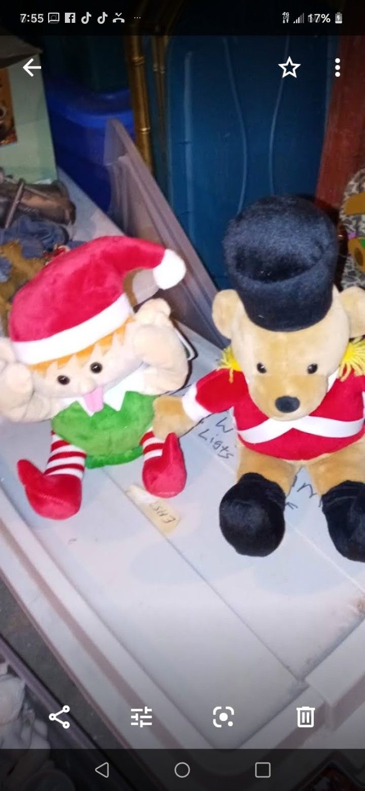 Assorted Christmas decorations