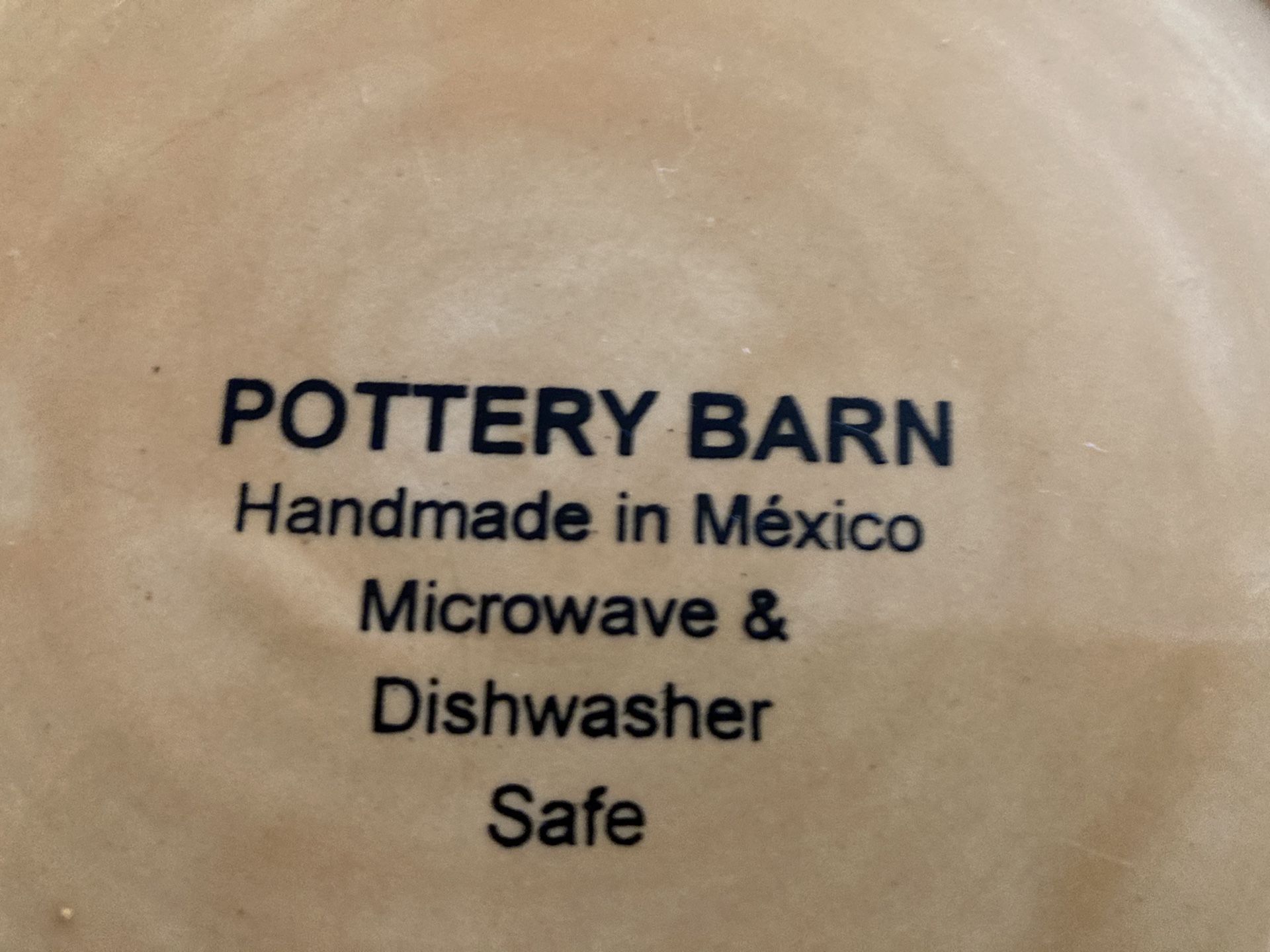Pottery Barn plate