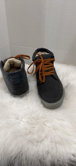 Aldo Mens ankle Boots Gray Wool Size 44 /11 Thumbnail