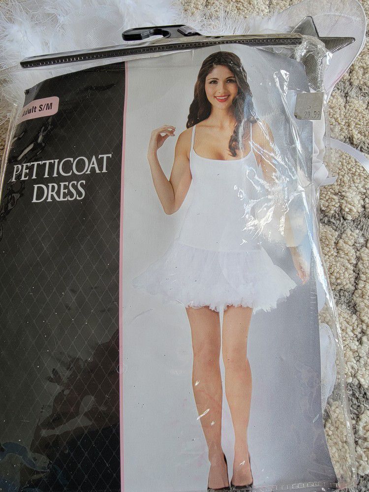 Petticoat dress full boby Or Angel Costume 