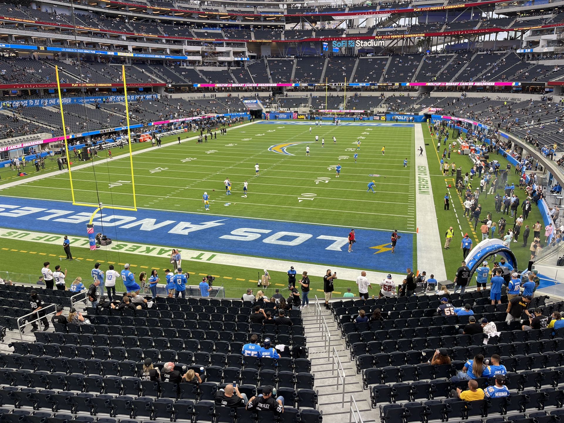Chargers Versus Patriots FIRST ROW!!