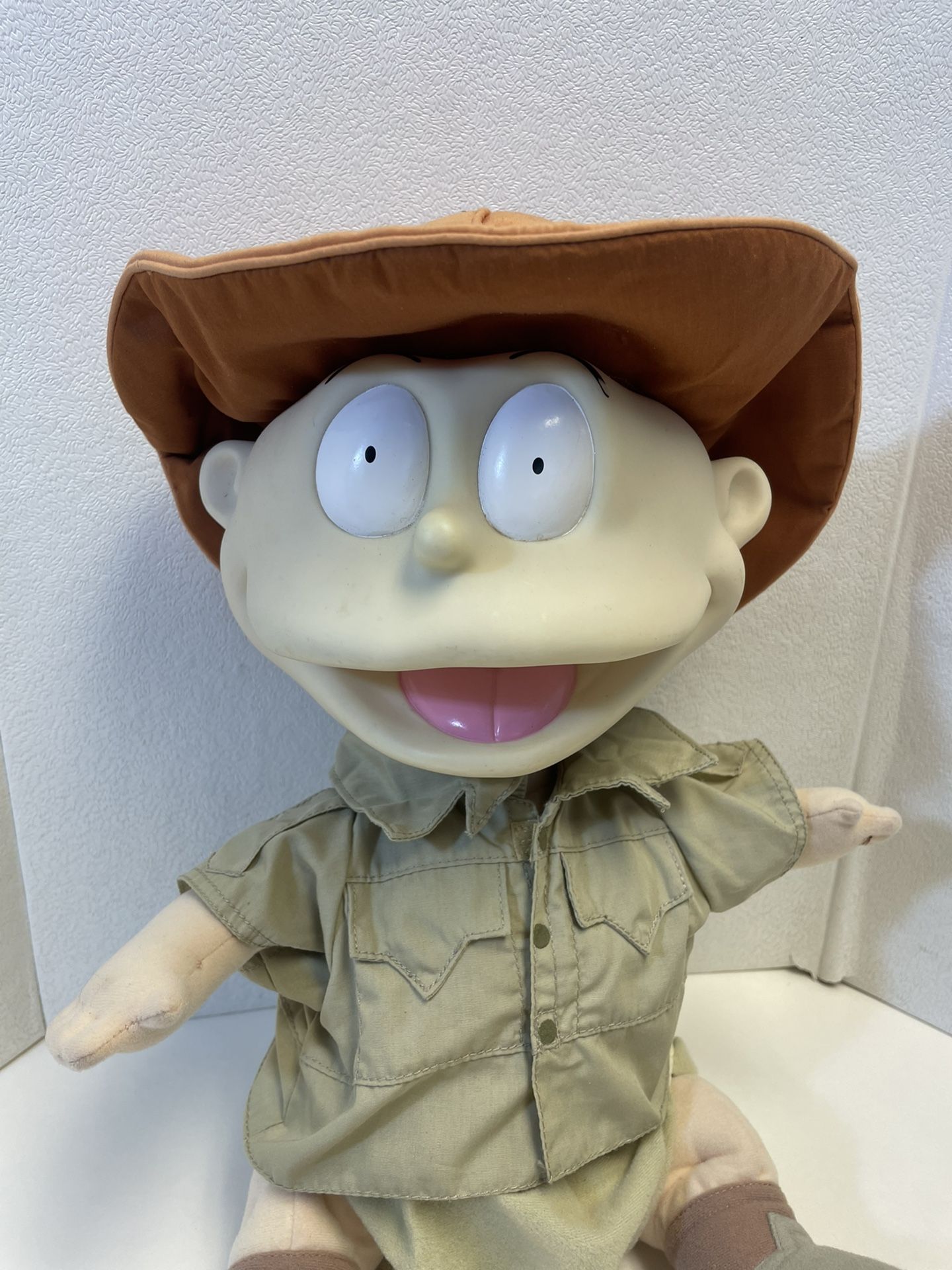 Vintage 1998 Tommy Pickles Safari Talking Rugrats Plush Doll Figure 17" Tested