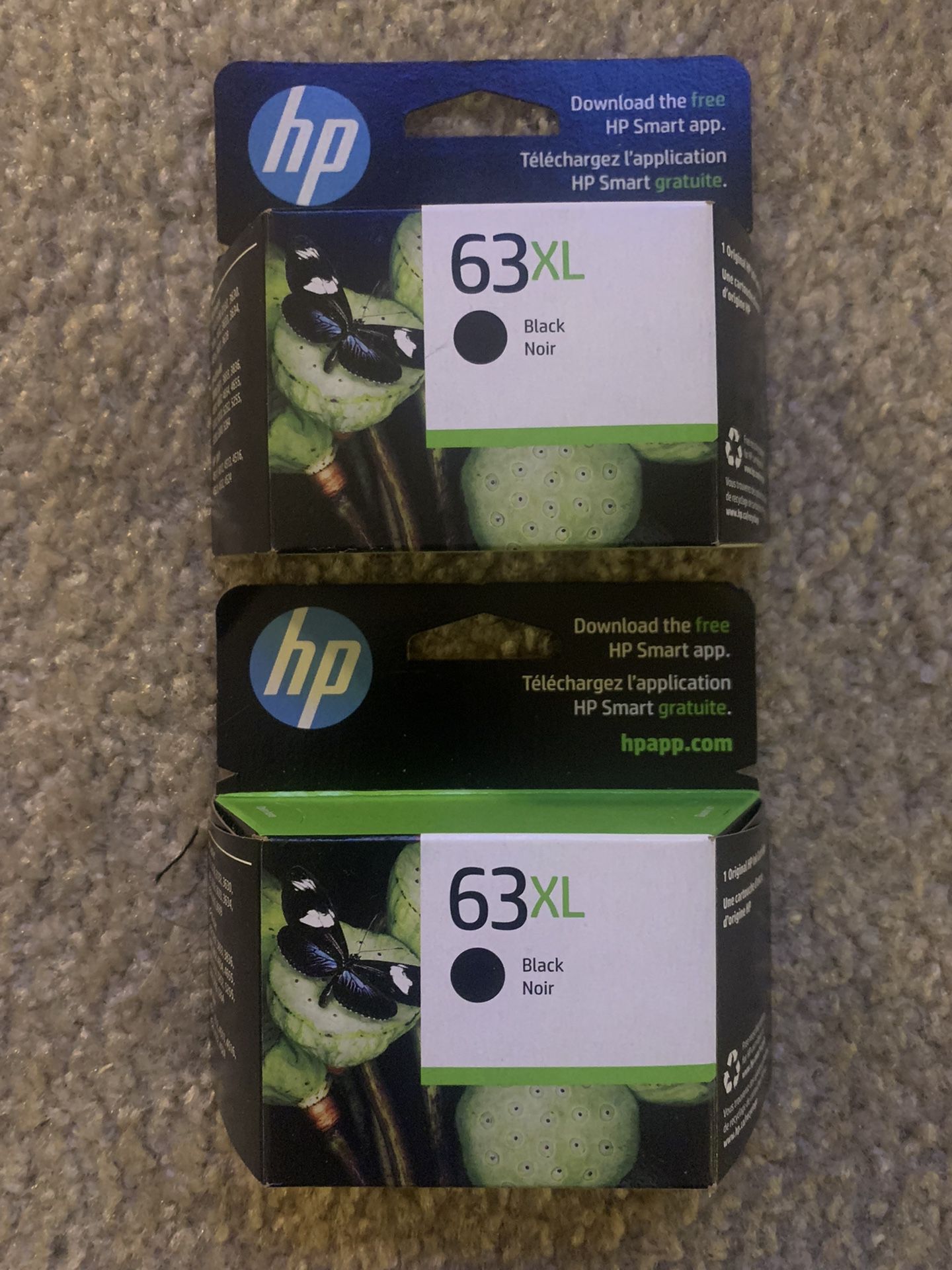 NEW HP 63xl Ink Cartridges 