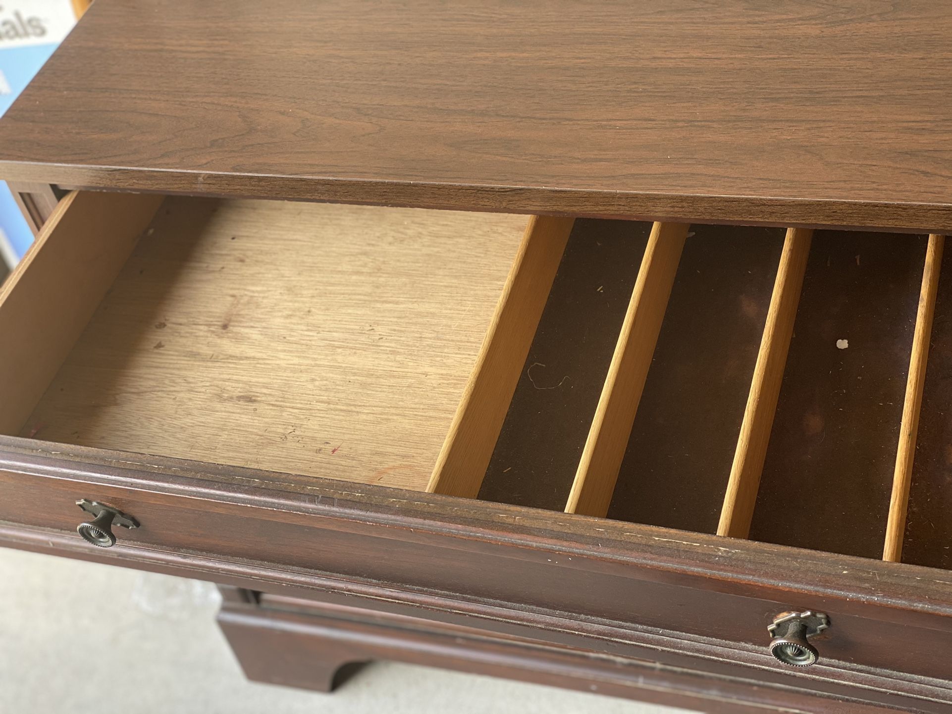 Wood Cabinet Console TV Stand Buffet