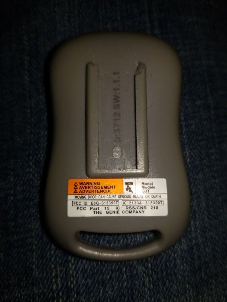 Genie 3t 3 Button Garage Door Opener