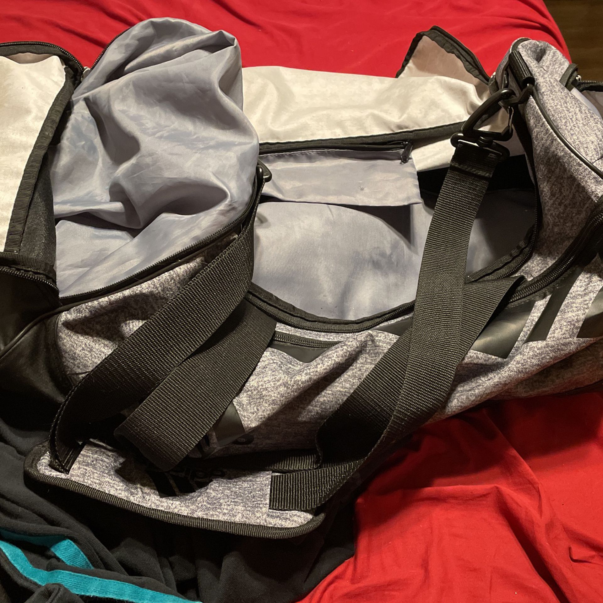 Adidas Sports Duffle Bag Semi Used Still In Good Condition 