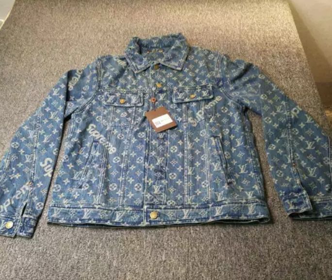 Designer Monogram Jean Jacket