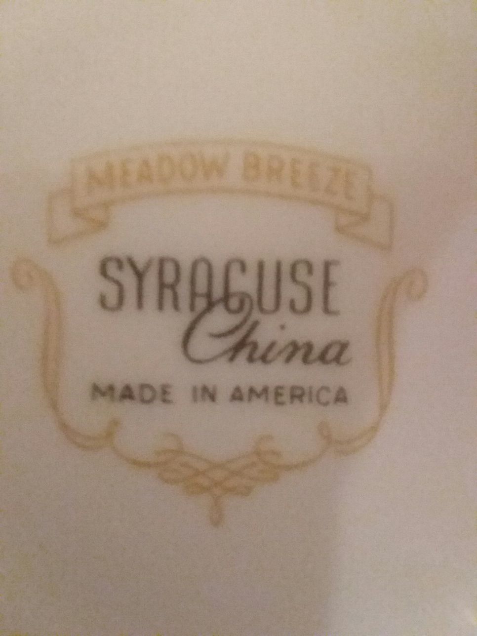 Mid-century Syracuse China