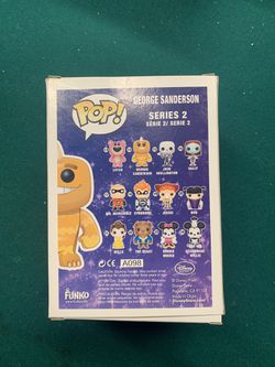 2011 RARE AND VAULTED Disney Monsters Inc George Sanderson Funko Pop with black eye rare box check pictures has some wear it’s over 10 year old pop Thumbnail