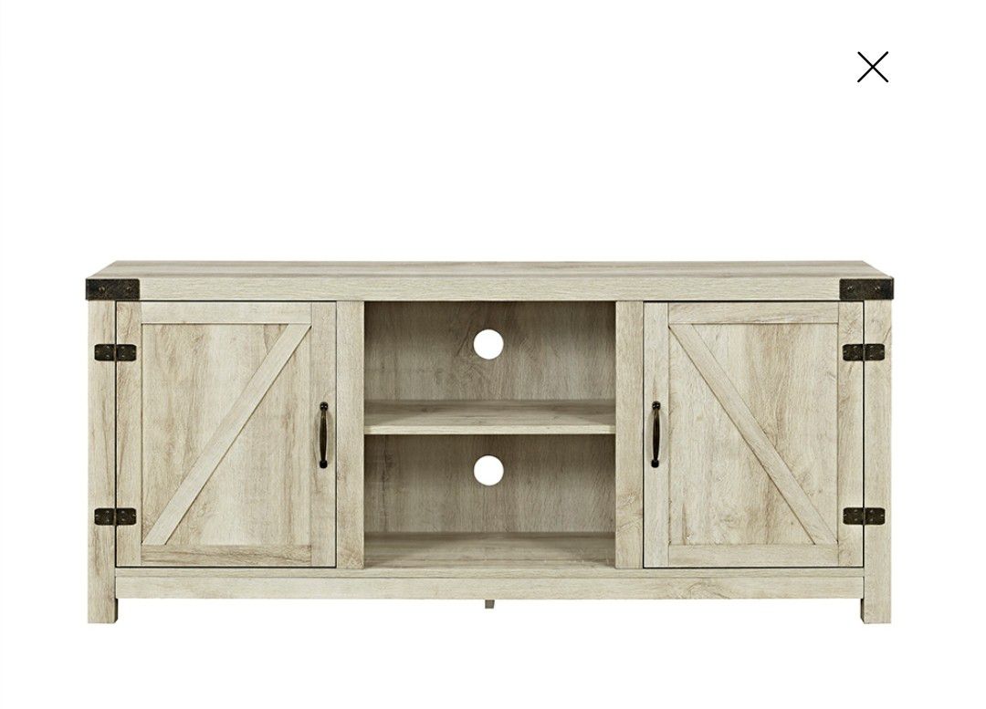 Modern, Rustic Barn Door TV Stand for TV ( 64") - Multiple Finishes