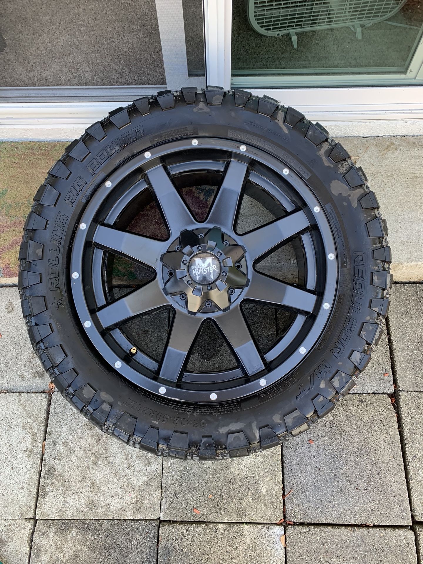 20 inch off road wheels with 33 inch tires for Sale in Mission Viejo